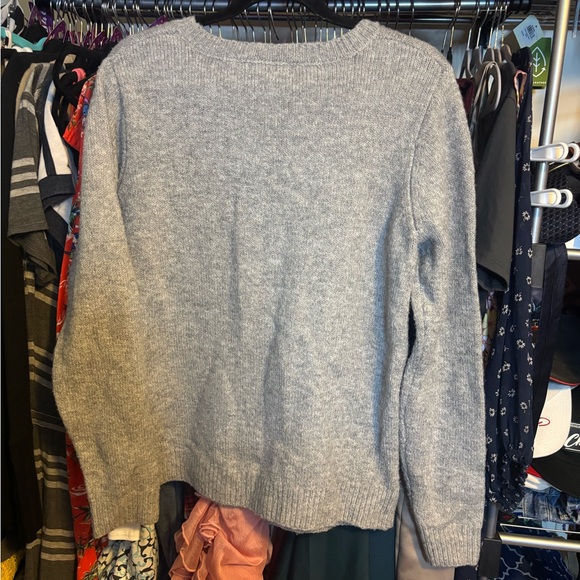 cupcakes & cashmere Festive Gray JOY Sweater - Picture 2 of 4